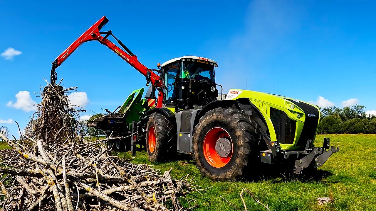 400HP MONSTER XERION! MOWING GRASS | BREAKDOWN!
