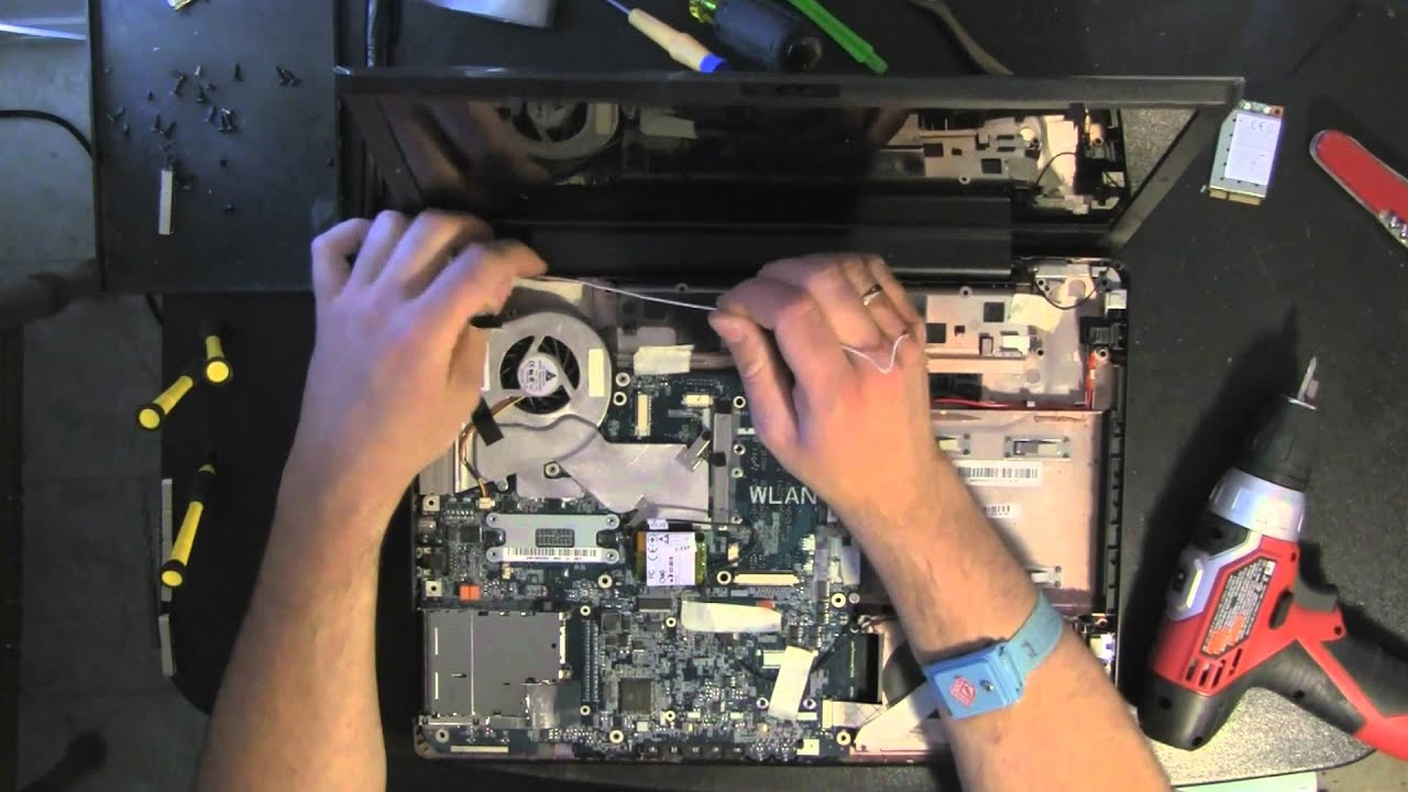 TOSHIBA A205 laptop take apart video, disassemble disassembly