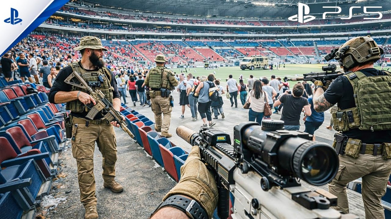 Scared Attack on Stadium | Ultra immersive Graphics Realistic Call of Duty Gameplay 4k