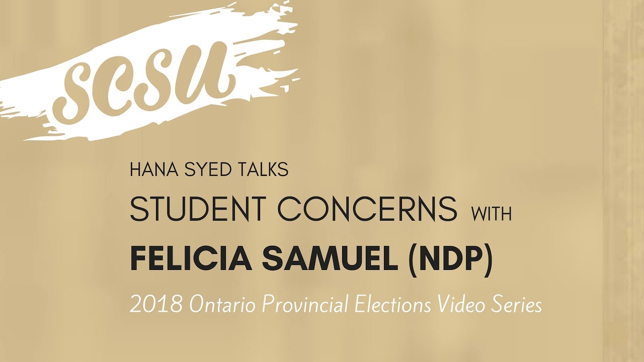 Student Concerns with Felicia Samuel