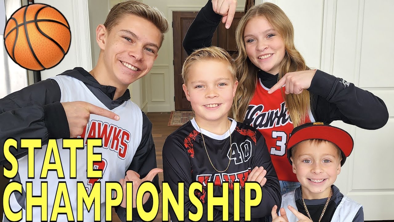 PLAYING in the BASKETBALL STATE CHAMPIONSHIP!!! 🏀
