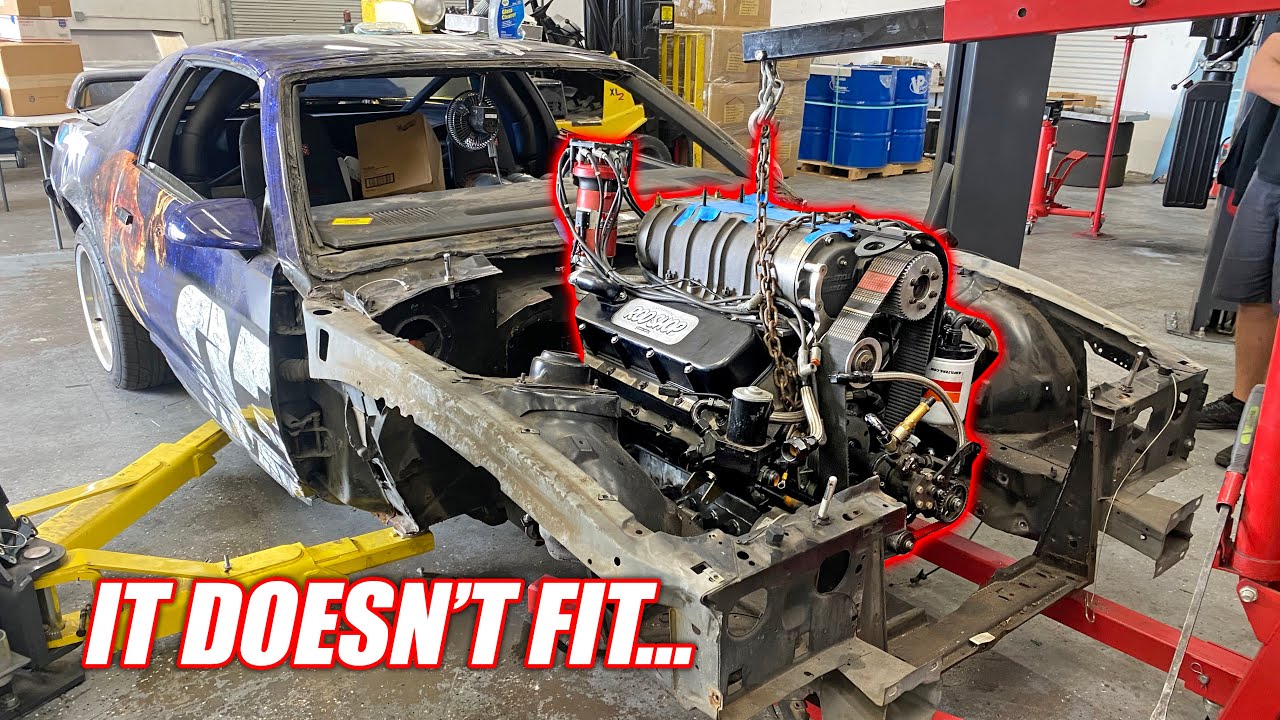 Toast's NEW 1,500hp Supercharged Big Block is WAY TOO BIG!!! (Chopping the Front End Off)