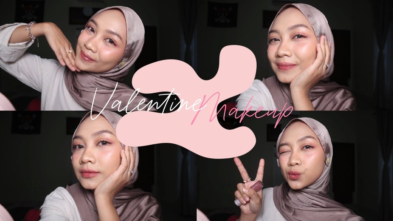 valentine's day makeup 🌷✨