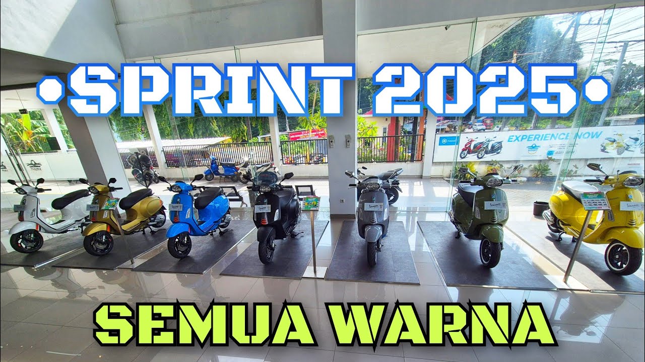 VESPAMATIC PALING LARIS | 7 PILIHAN WARNA VESPA SPRINT 2025