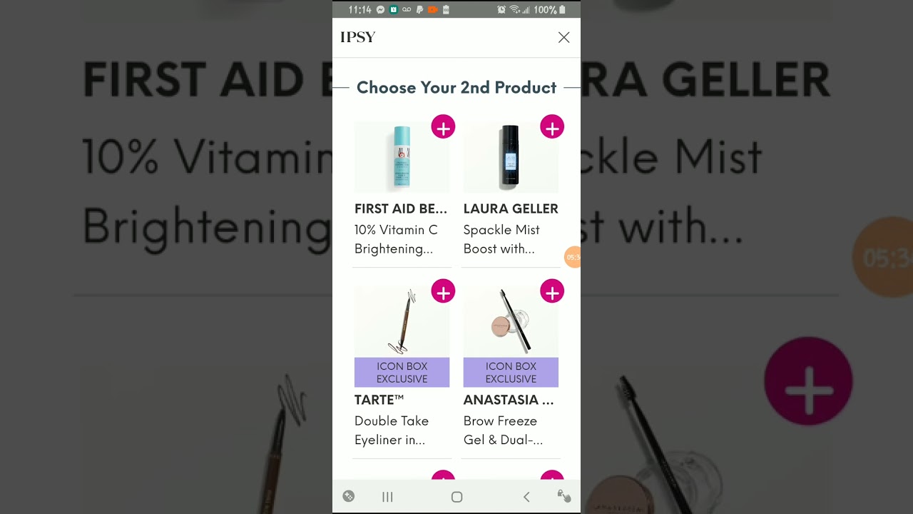 Ipsy Icon Box choices February 2024