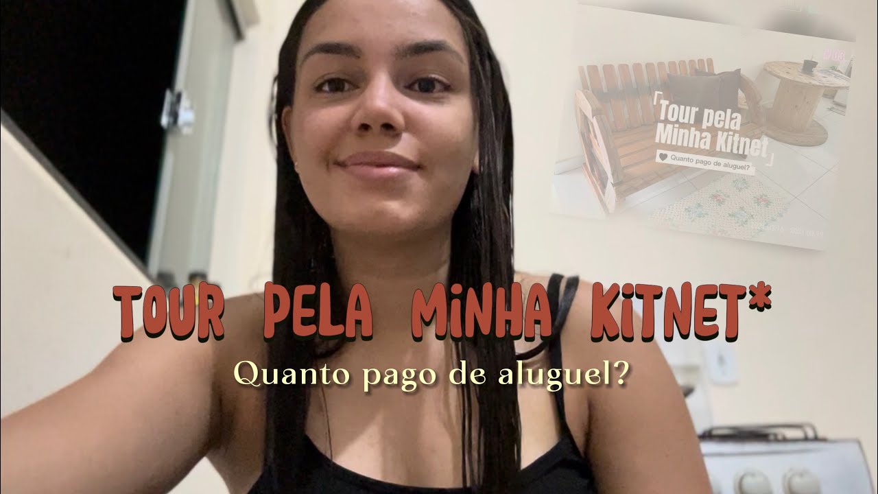 TOUR PELA MINHA KITNET - morando sozinha🏠📚