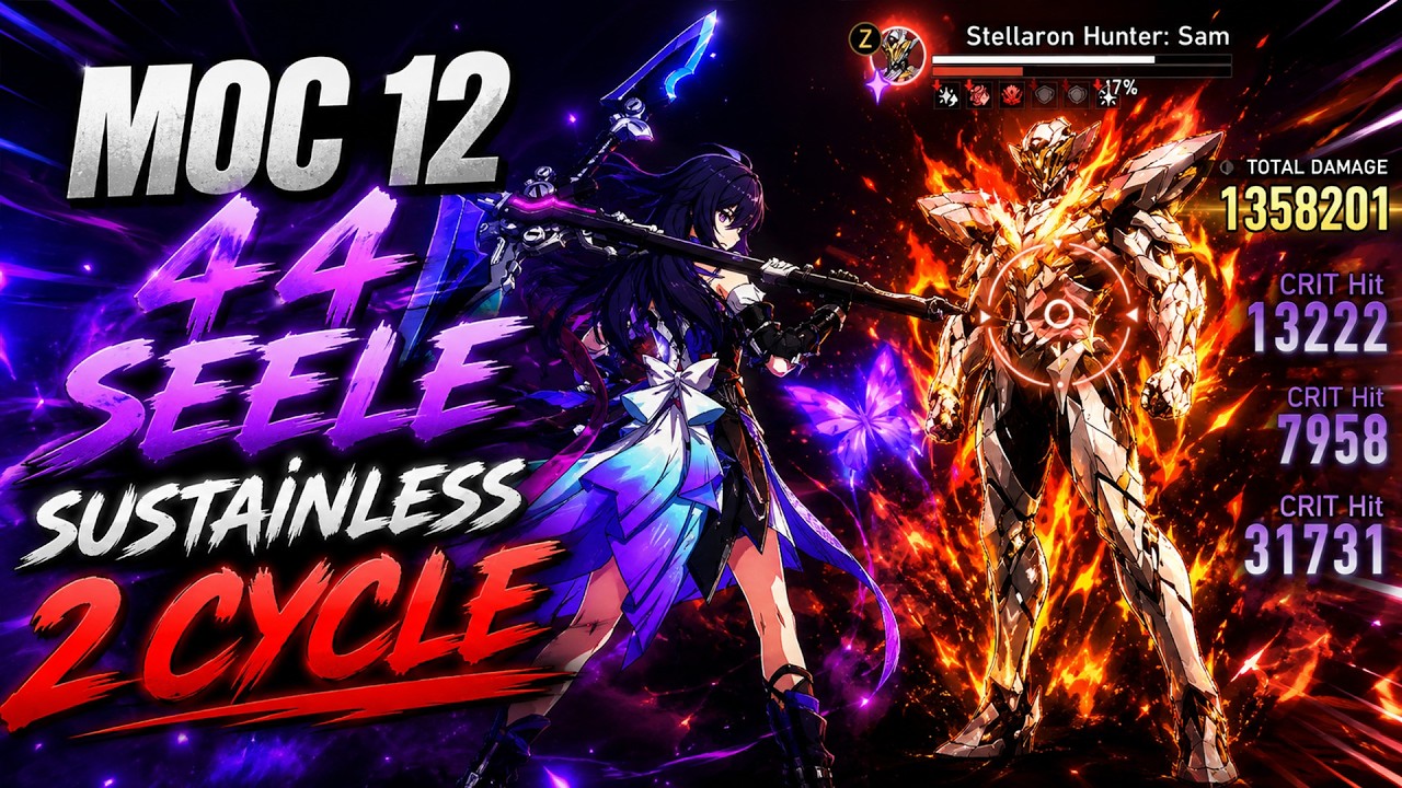 Seele DESTROYS Sam in 2 Cycles! 😱 | MoC 12 4.4 Sustainless | Honkai: Star Rail