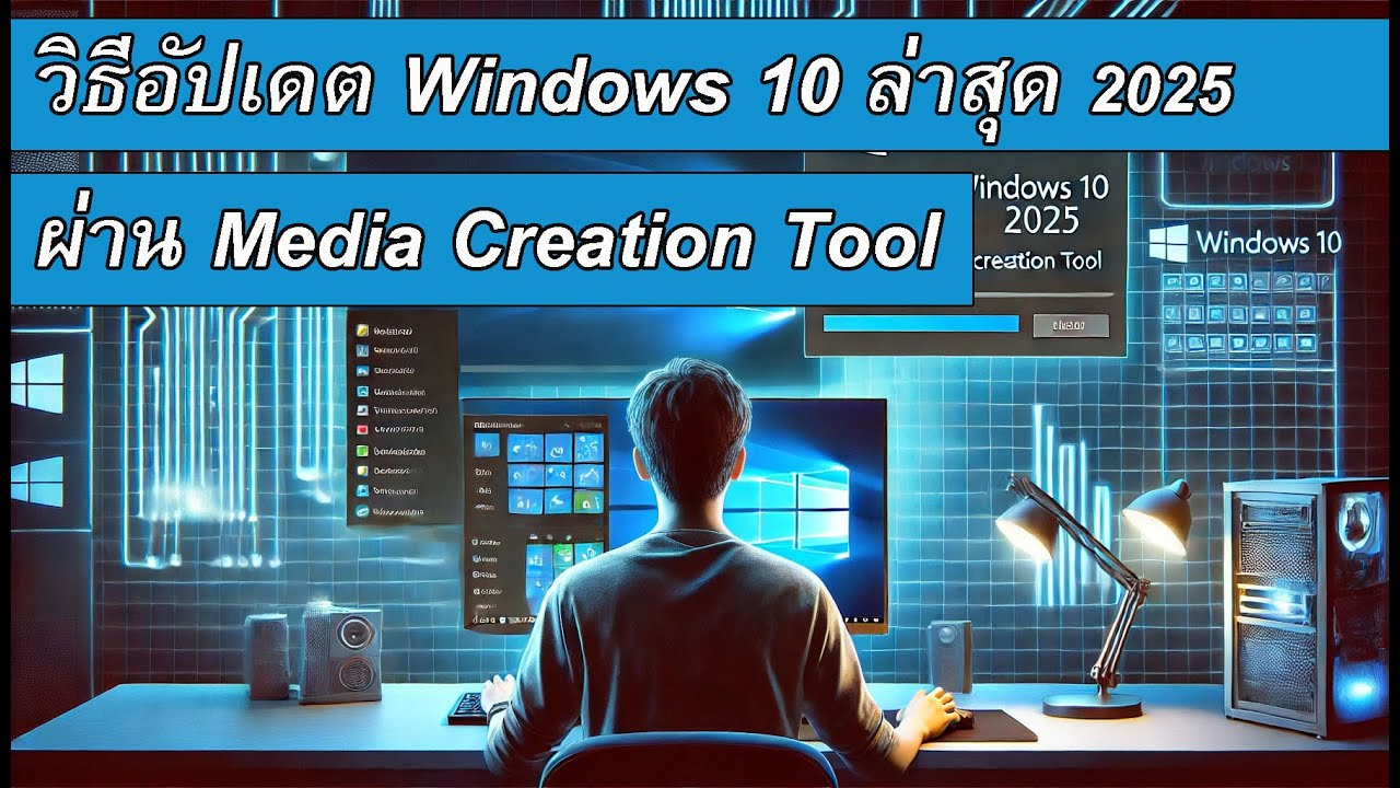 วิธีอัปเดต Windows 10 ล่าสุด 2025 ผ่าน Media Creation Tool (แก้ปัญหา Windows Update ไม่ได้)