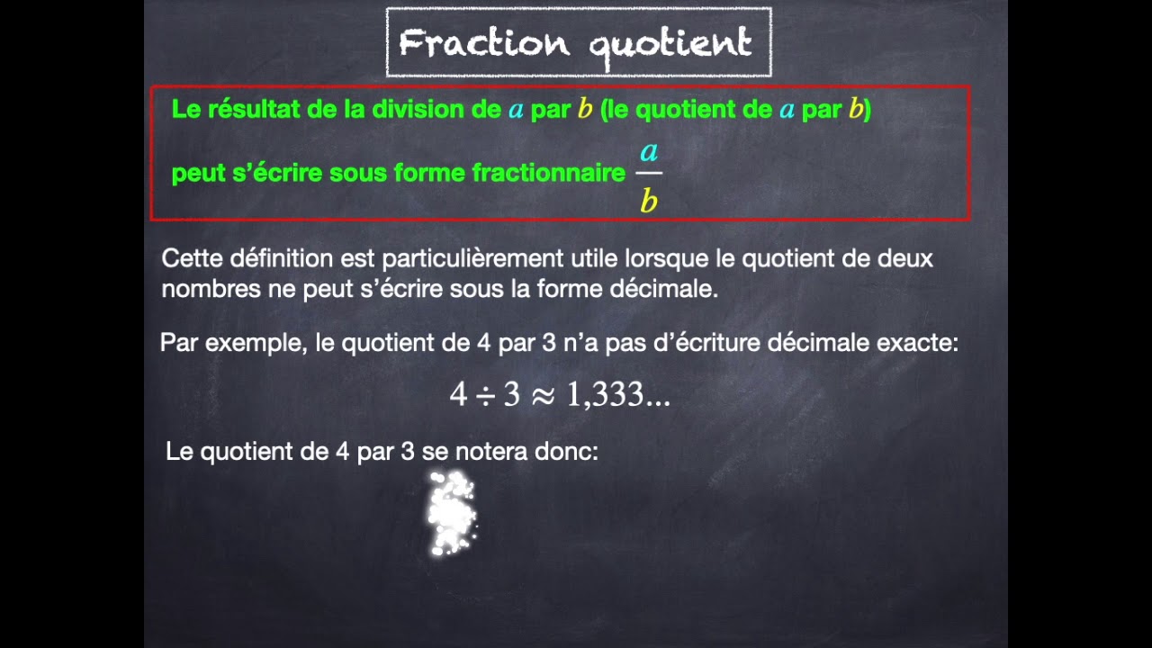 fraction quotient