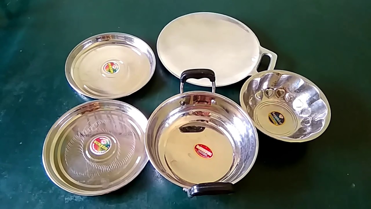 How to remove the stickers in new vessels easily/ stainless steel vessels