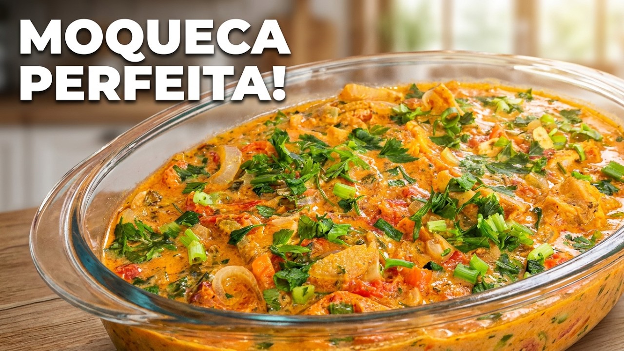 Moqueca de Peixe com File de Polaca e Leite de Coco