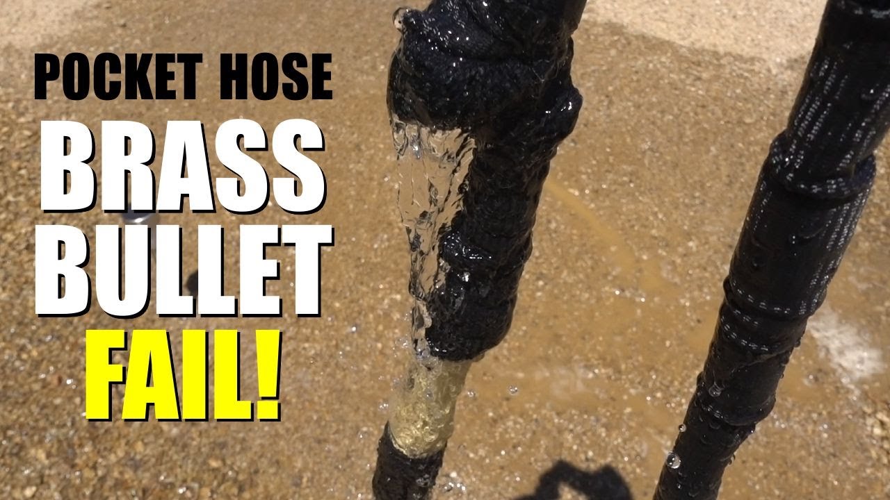 Pocket Hose Brass Bullet FAIL: Hot Weather Test!