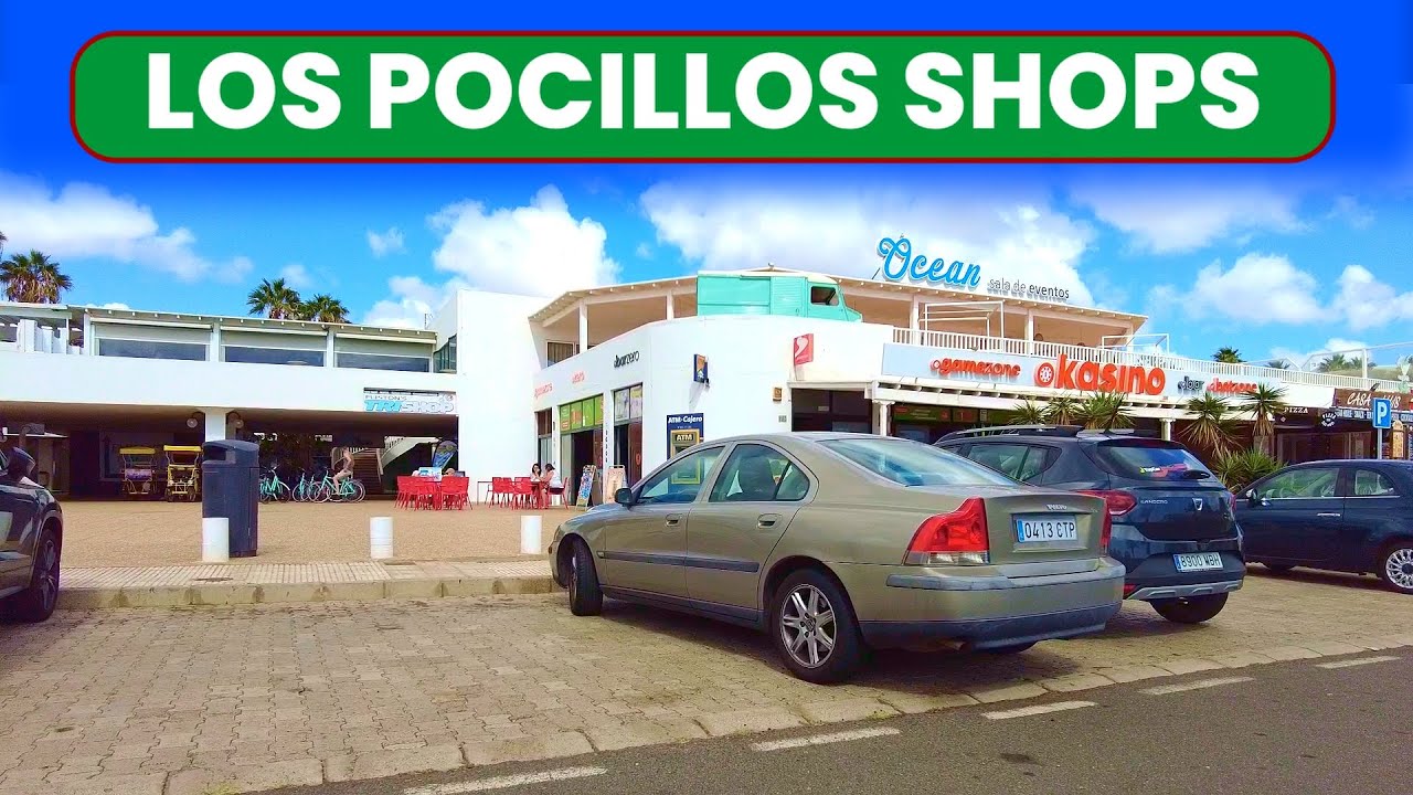 Пешком от отеля Riu Paraiso до магазинов и ресторанов Los Pocillos