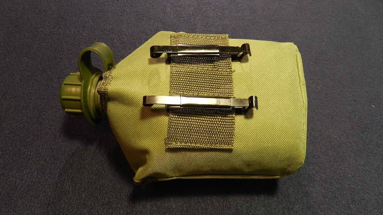 Походная фляга на 1 литр и котелок в чехле на канале Doctor Obzorin.