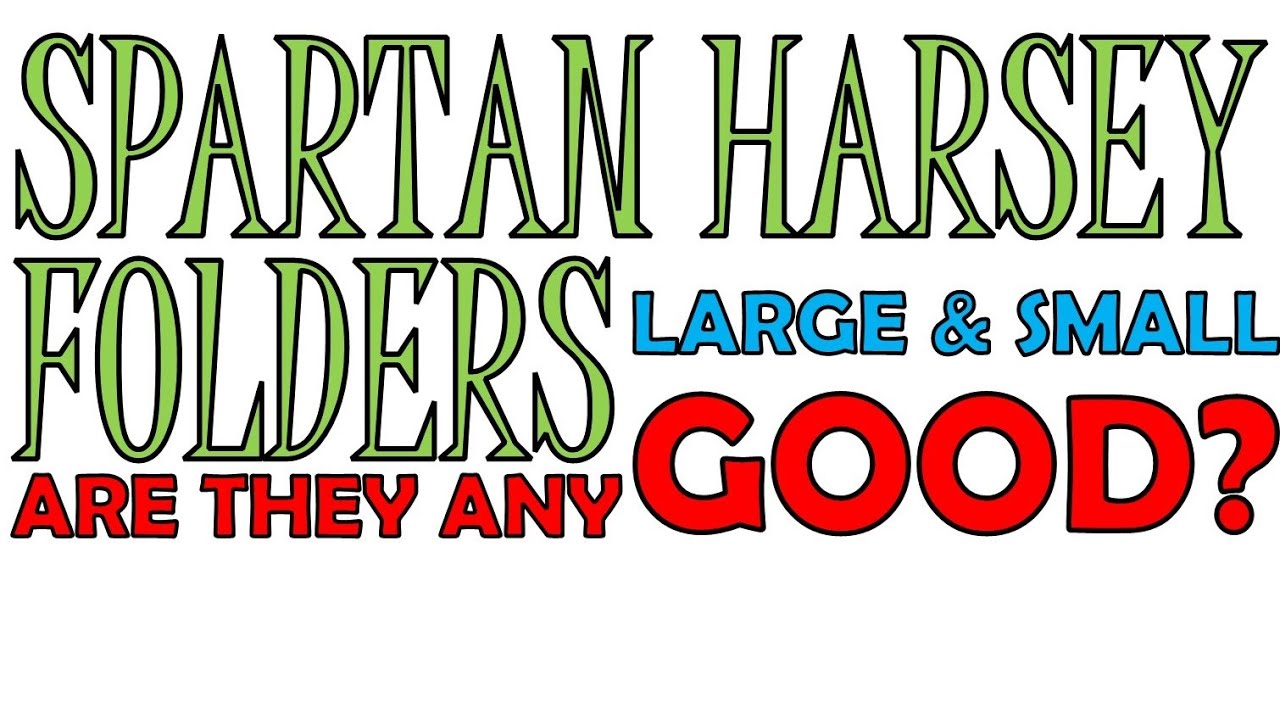 Spartan Harsey Folders!!!