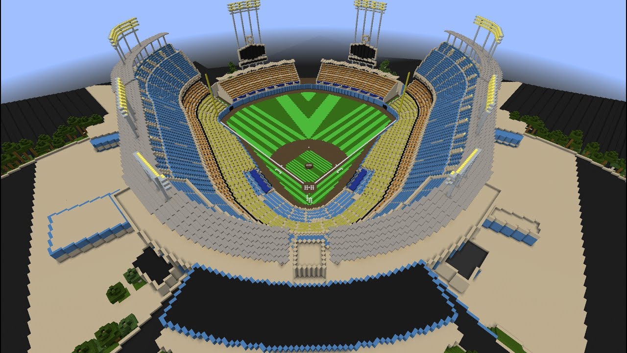 Dodger Stadium - Minecraft Creative Build