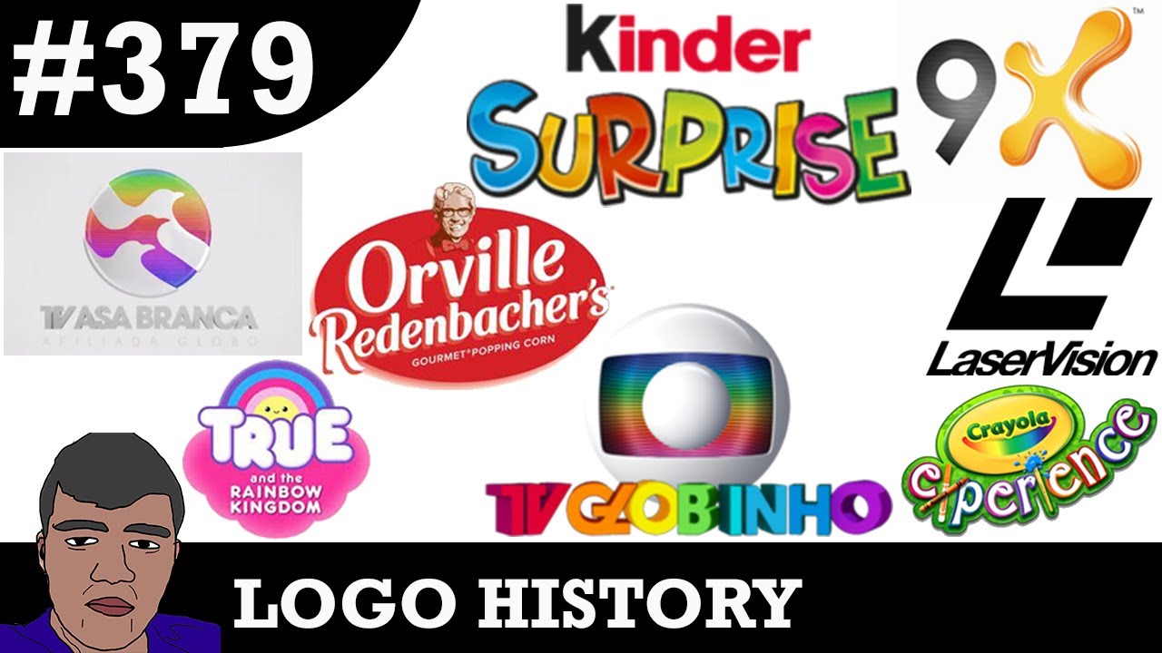 LOGO HISTORY #379 - 9X, LaserVision, TV Globinho, Kinder Surprise, Crayola Experience & More...