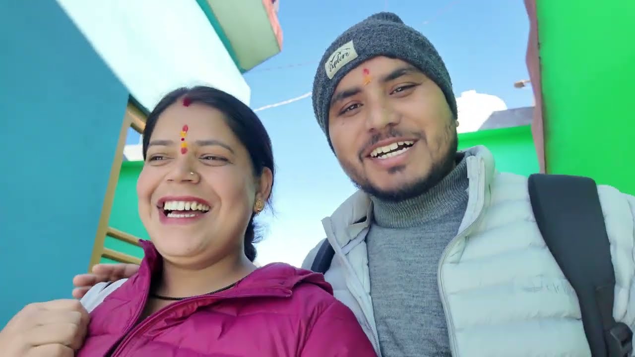 हसबैंड जी ने भी अपना घर छोड़ा है 😳 इतनी बड़ी बात आज पता चली || Pahadi Couple Vlog || Mayank Bhumi 