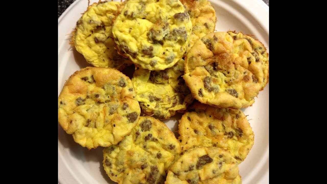 Weight Watchers Friendly Sausage Egg & Cheese Muffin Quiche Cups Recipe! ONE Point each!
