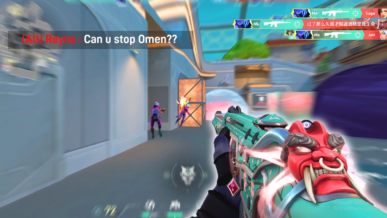 Destroying Everyone With  Omen Teleport,.