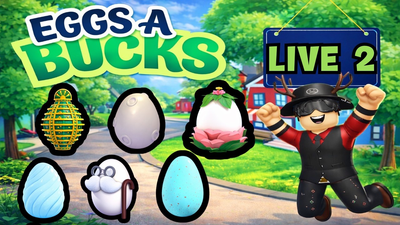 TIENDA BUCKS EN ADOPT ME 💵 - TEMATICA: HUEVOS 🥚 LIVE 2