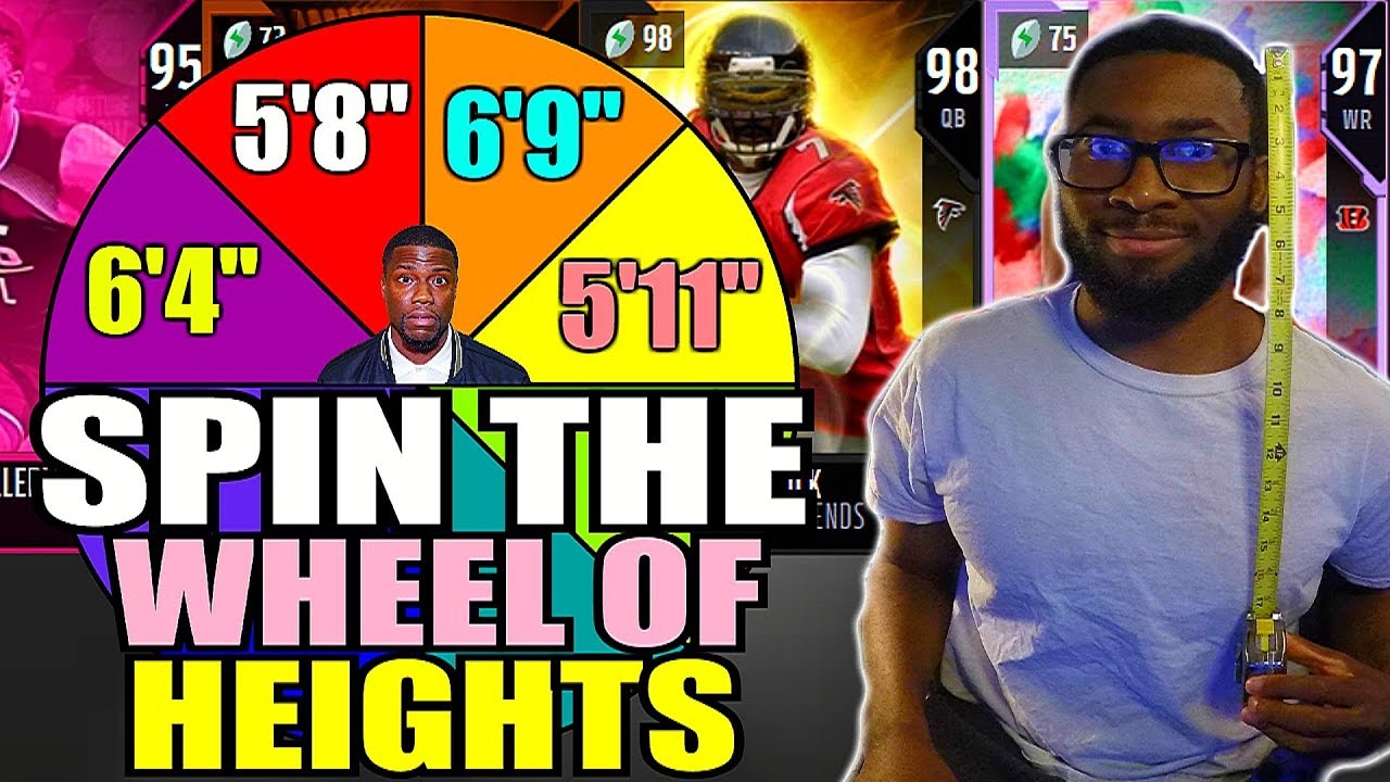 SPIN THE WHEEL OF HEIGHTS! Madden 19 Ultimate Team Squad Builder