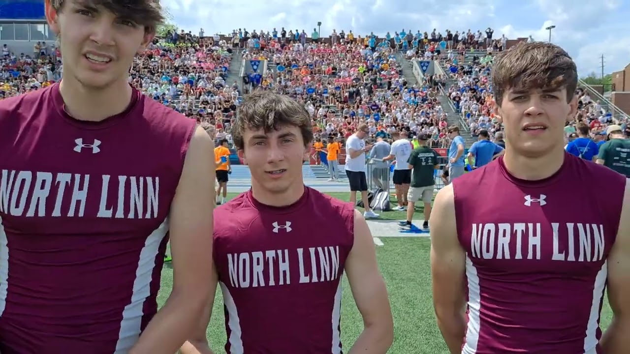 North Linn Shuttle Hurdle Relay team- 7th place in Prelims