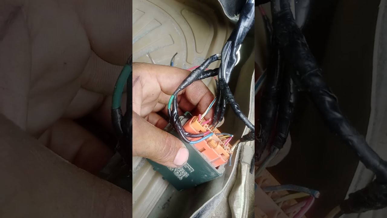 Toyota Corolla XLI to GLI lock Unlock Remote system Wiring connection complete diagram Lock  Unlock