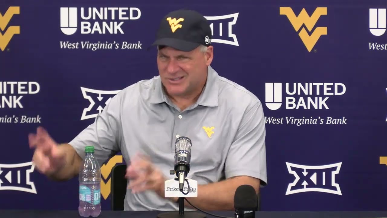 WVU Football Rich Rodriguez Press Conference 8/12/26