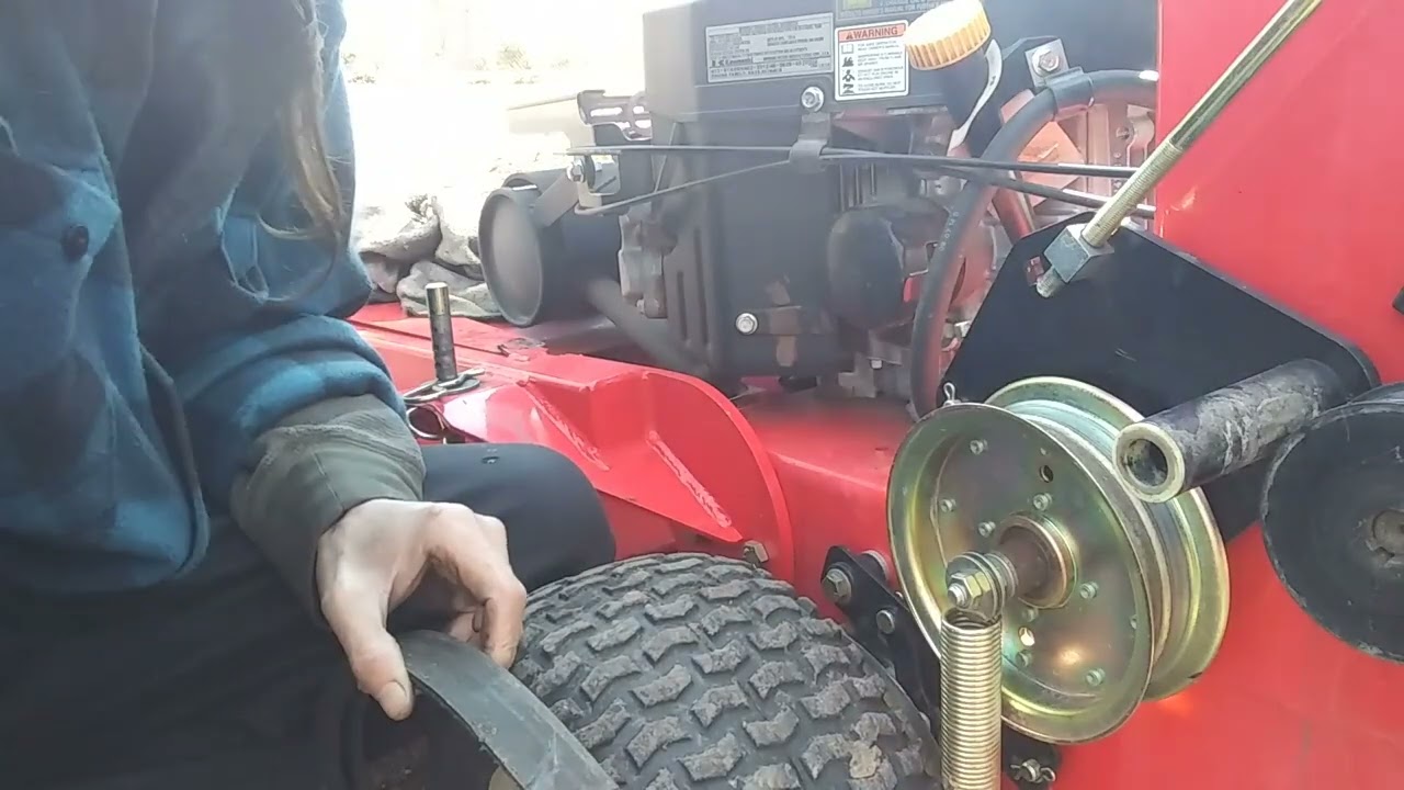 Gravely Pro Walk 36g Wheel Belt and drive belt adjustment!