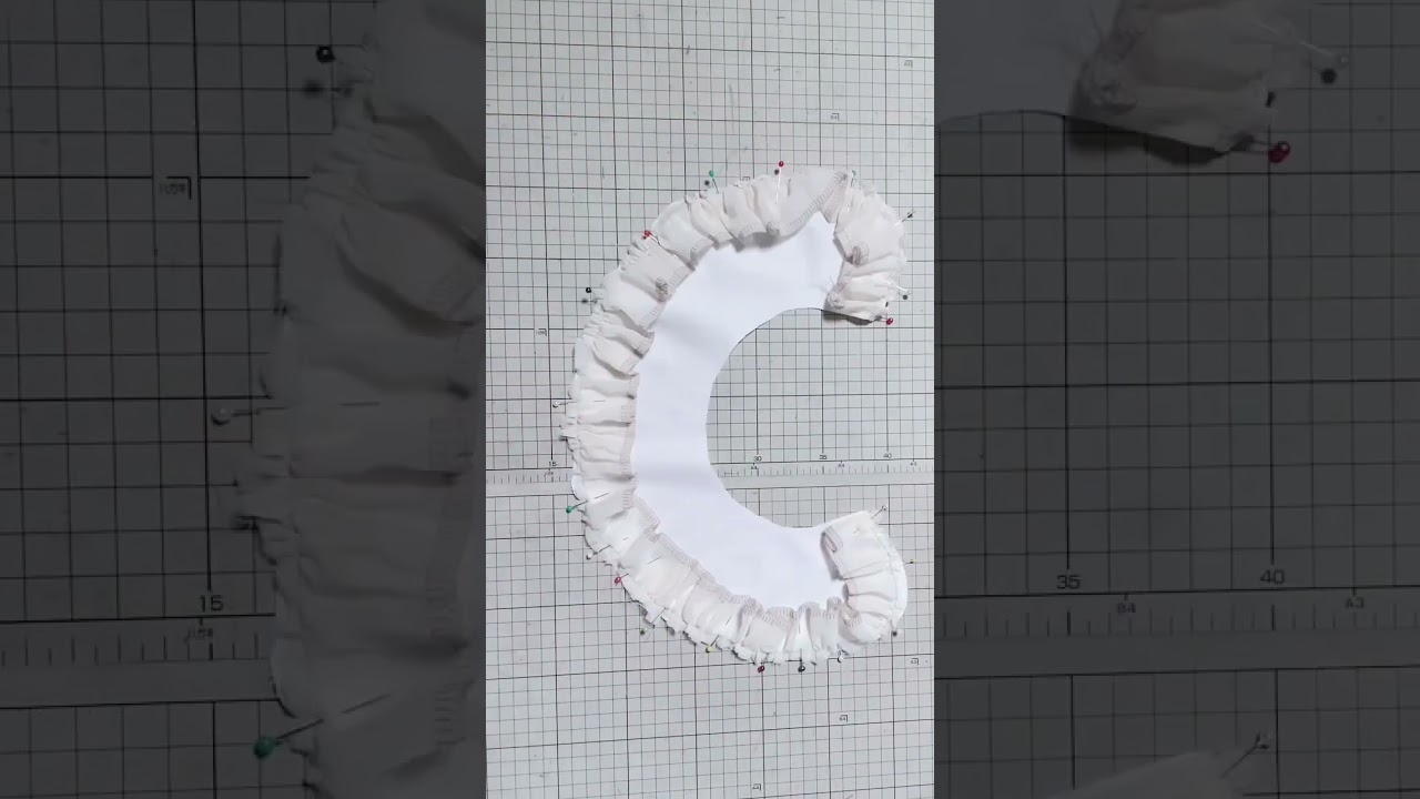 Diy ruffle collar 🫧✨