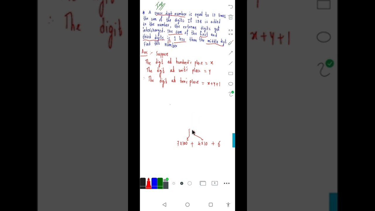 10 th Important hots Question (1) Linear Equations in Two Variables
