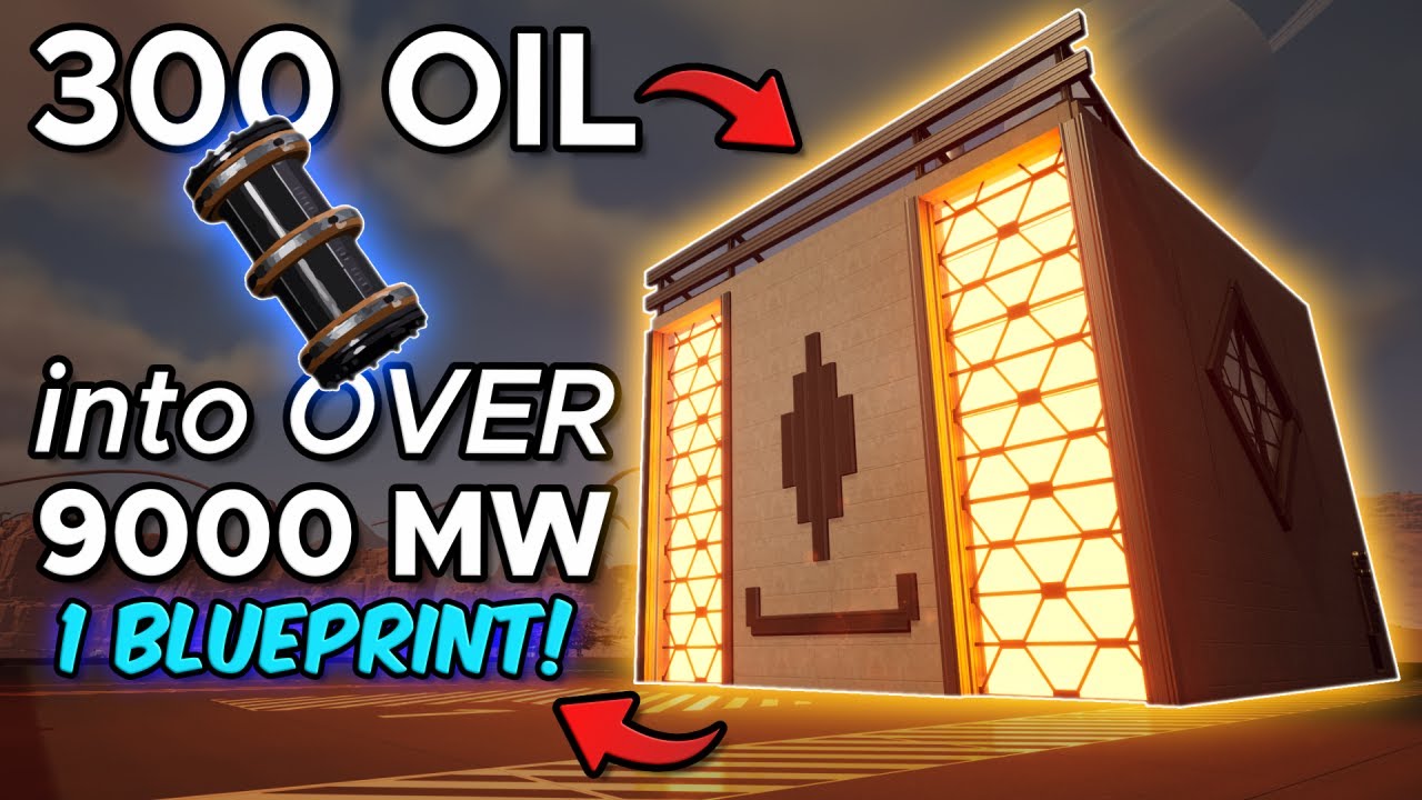 1-CLICK Fuel Power in Satisfactory!