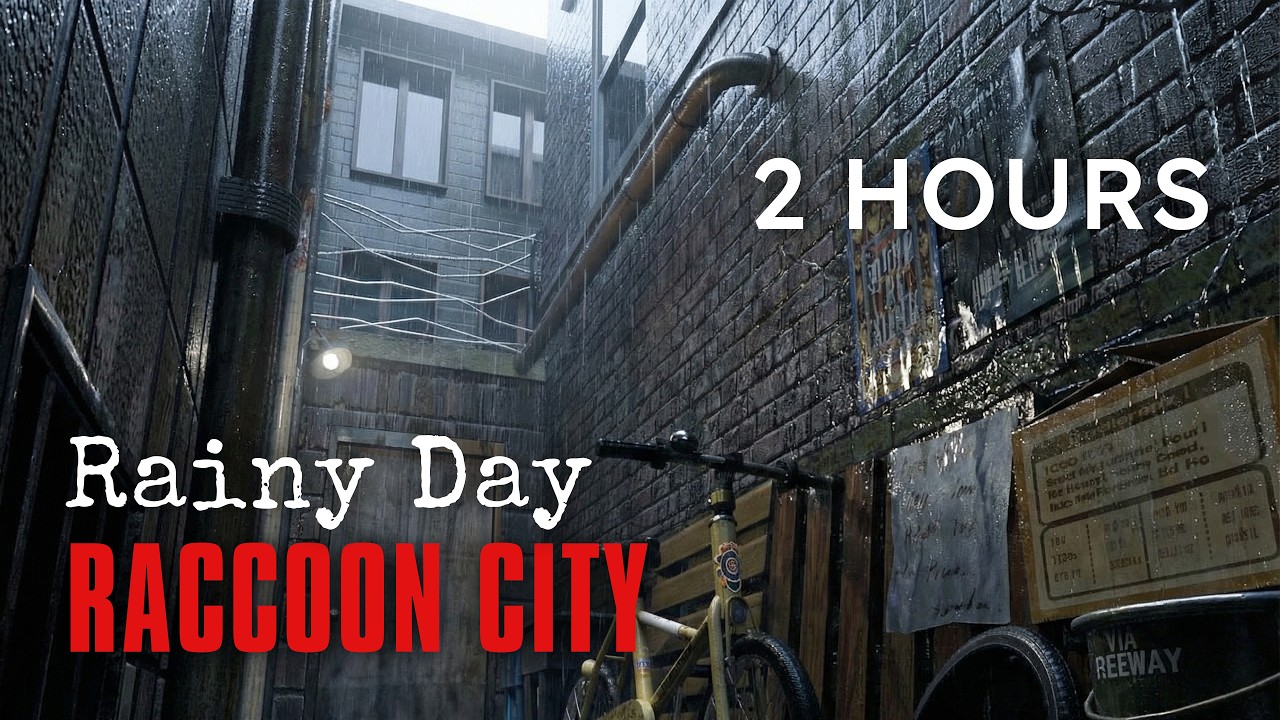 A Rainy Day in Raccoon City (2 Hours Sleep)