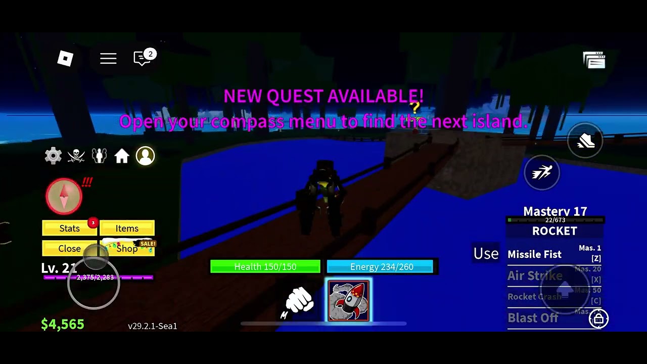 Blox fruits gameplay part 1