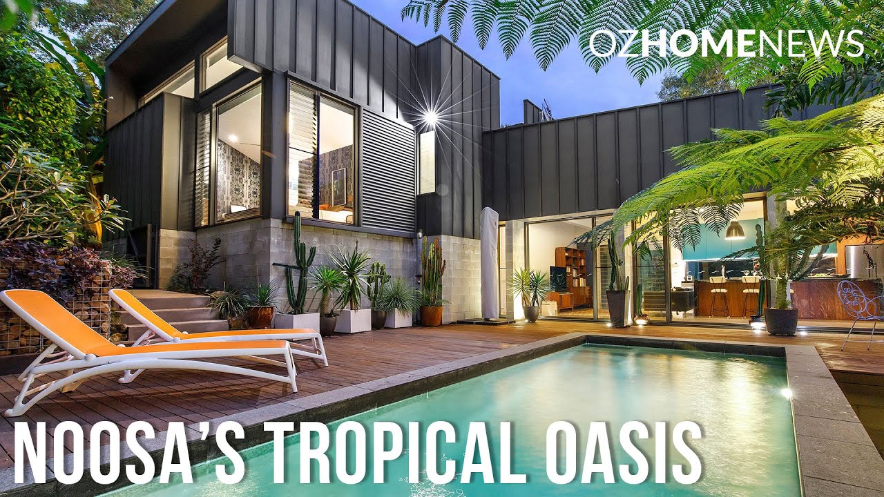 Home Tour! 🌴 A Retro-Modern Home in Tropical Paradise 🦜 Noosa Heads, Queensland