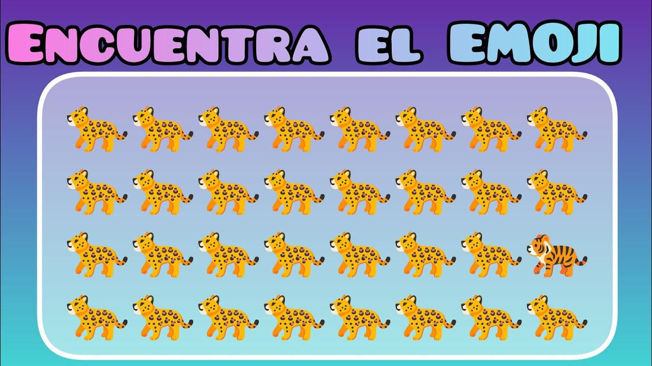 Encuentra el EMOJI diferente y el que no tiene pareja 😄💩👻 