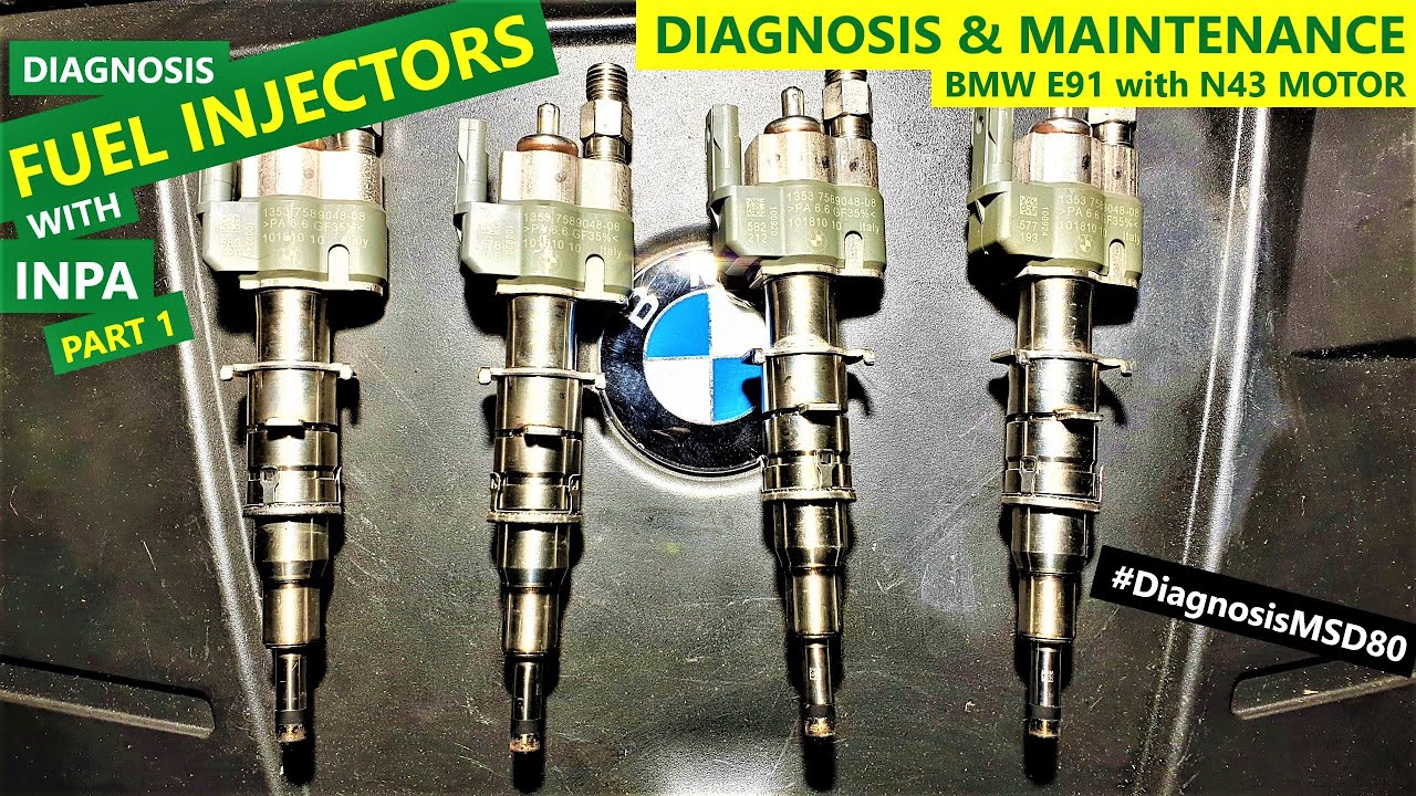 Diagnosis FUEL INJECTORS with INPA - [PART 1] - BMW E91 engine N43