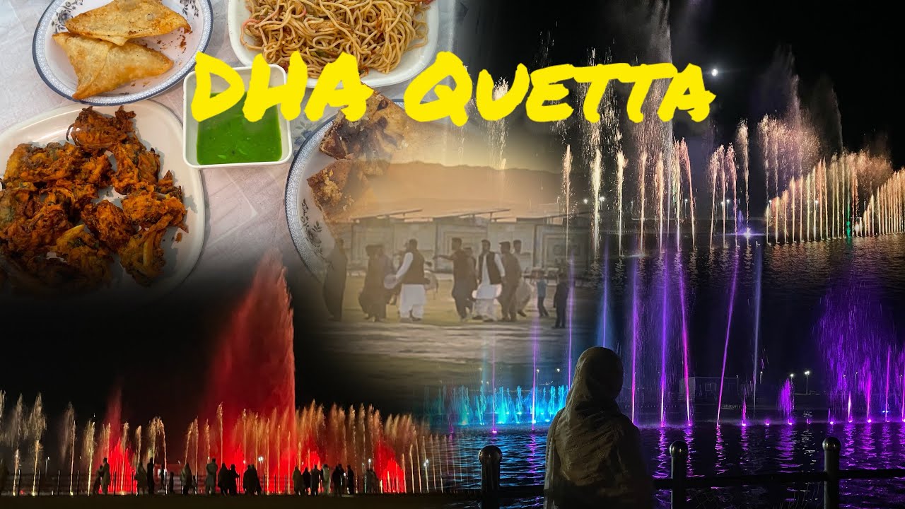 Way to DHA Quetta | exploring DHA | water fountain