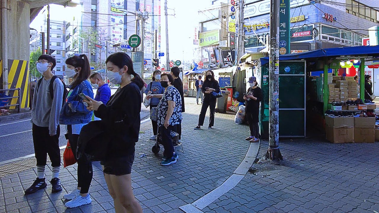 🛵🚶 Пешеходная экскурсия по Сеулу Станция Сокгье кулинарная культура улица Долгожи рынок