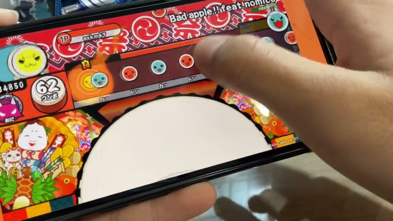 腕の調子が治ったのにイキって親指でプレイする【Bad Apple!!】