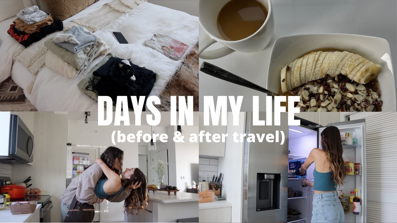 VLOG: before & after travel, how I've been feeling & trying new recipes!