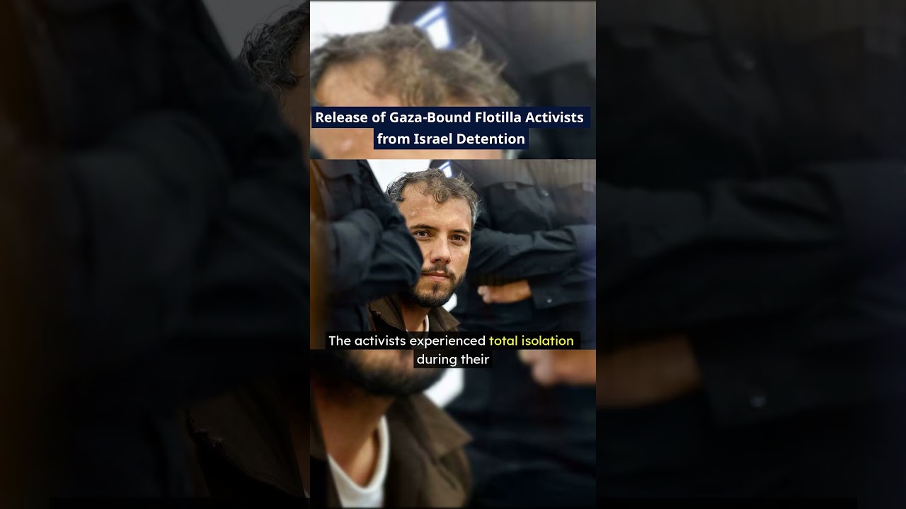Освобождение из-под стражи в Израиле активистов, направлявшихся в Газу на борту флотилии #газа #и...
