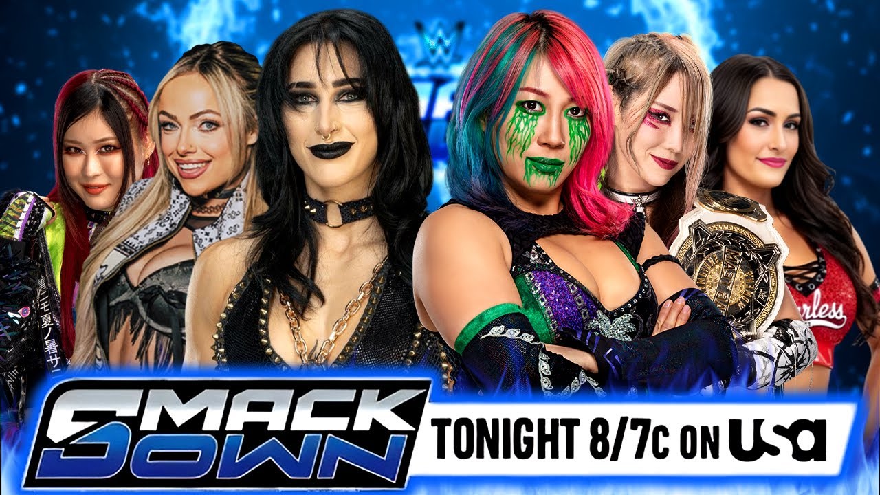 Rhea Ripley Liv Morgan & Iyo Sky vs Asuka Kairi Sane & Nikki Bella | WWE SMACKDOWN 15/Dec/2025