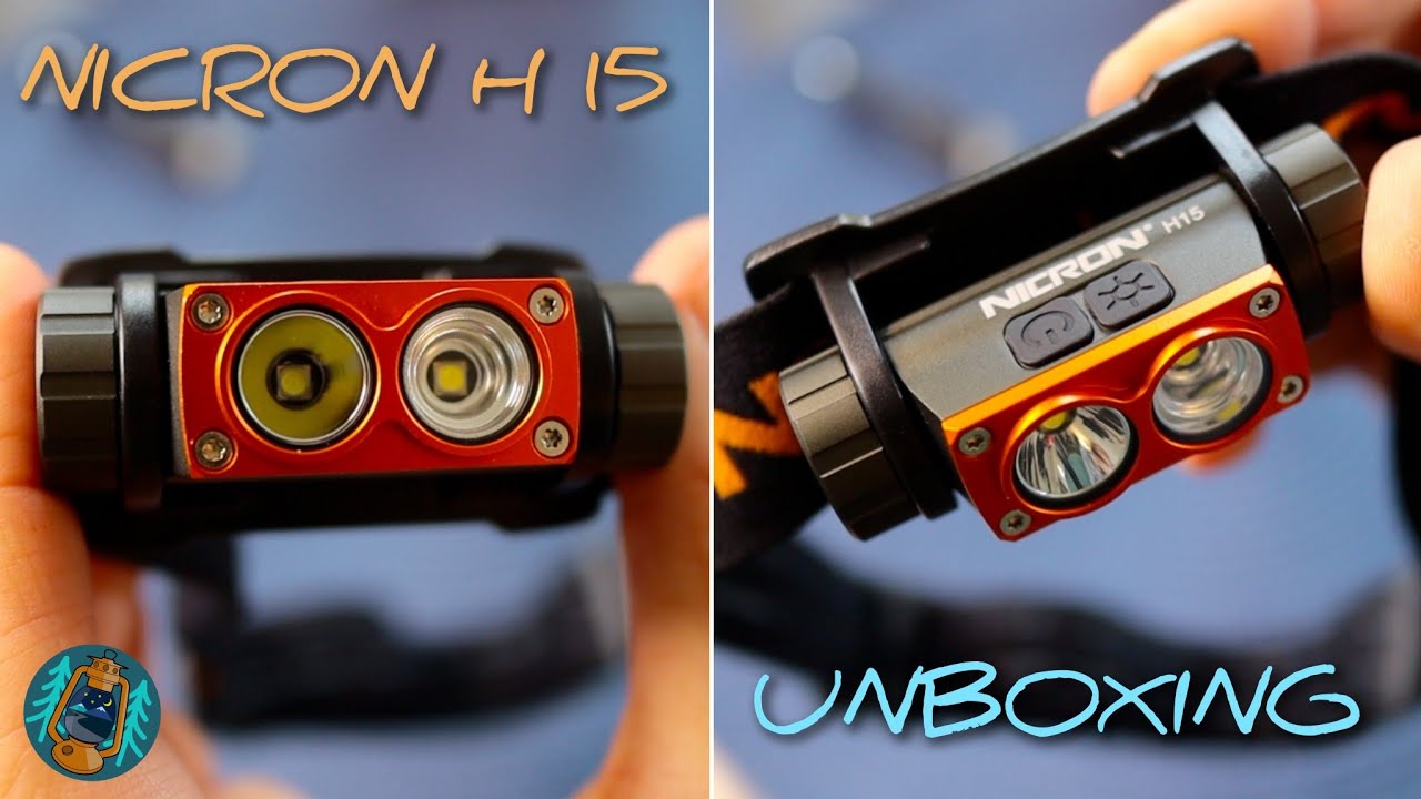 Nicron H15 fejlámpa UNBOXING
