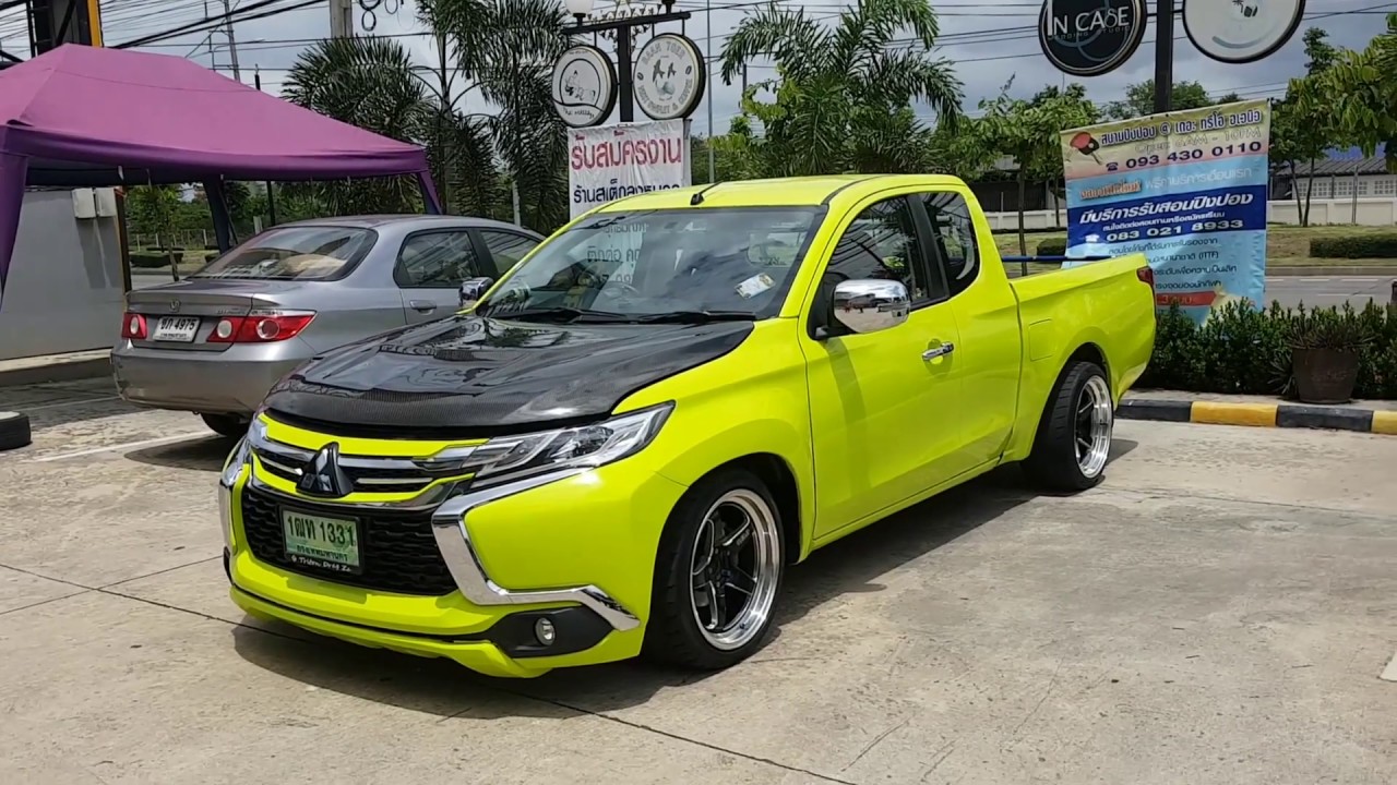 New TRITON แปลงหน้า New PAJERO สเต็ปซิ่งเทอร์โบ 3000 กับห้องเครื่องเนี๊ยบๆ : รถซิ่งไทยแลนด์