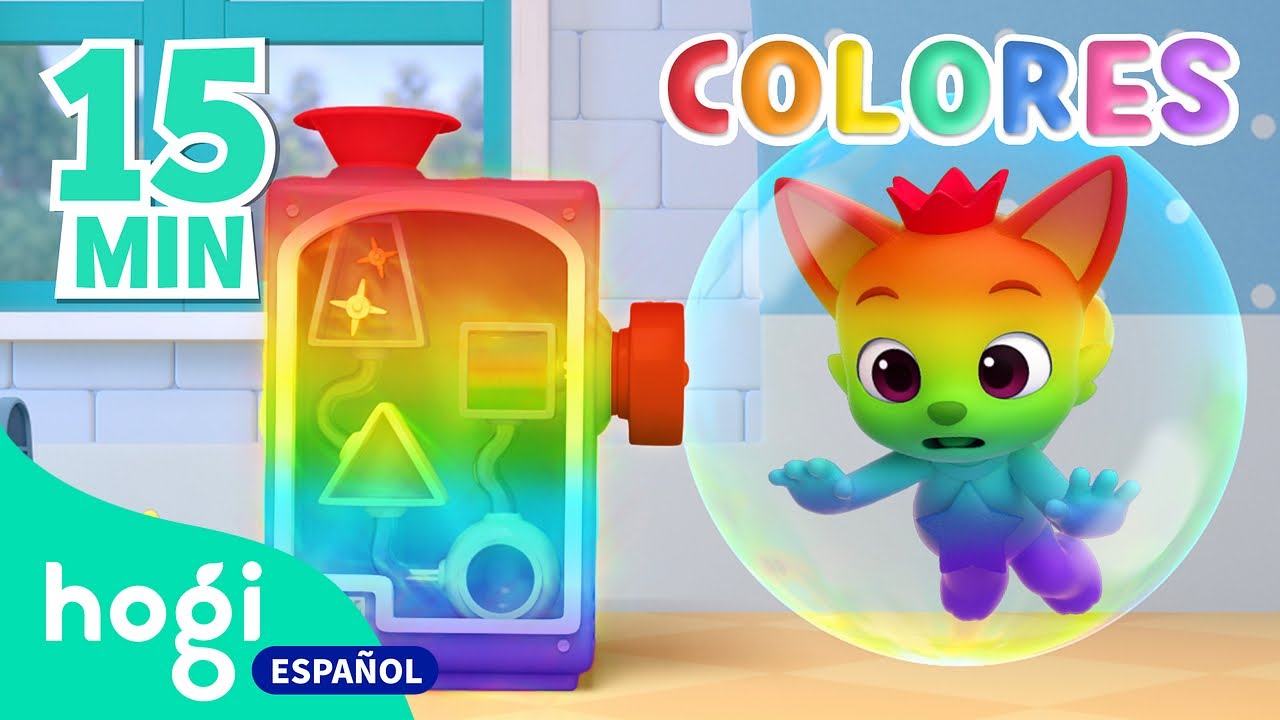 [15MIN⏰] ¡Aprende Colores con Burbujas Coloridas! | Colores para Niños | Hogi en español