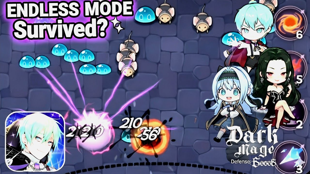 Dark Mage Defence Mobile: Endless Mode Strategy | No Commentary @CurateGamer 