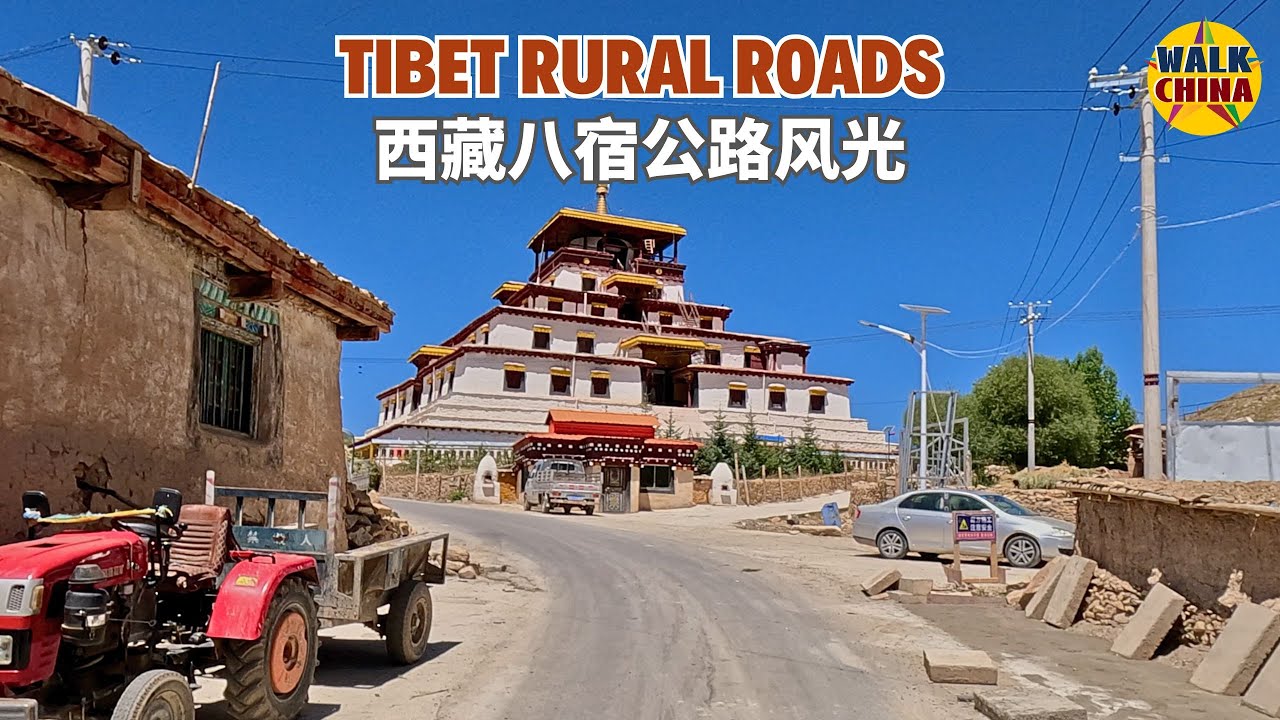 Tibetan Hidden Beauty Backroads: A 4K Drive on the Baxoi Highway S303