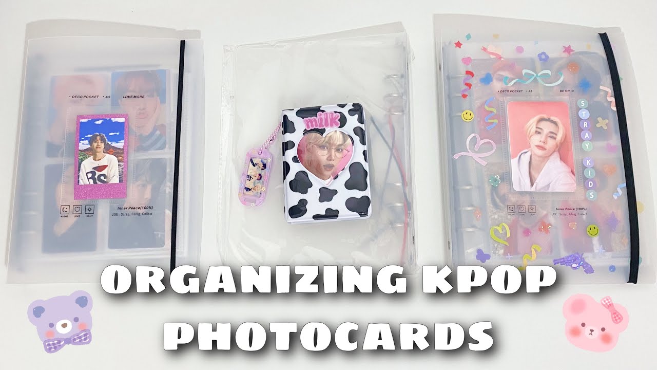 📓 небольшая организация фотокарт stray kids и нового биндера | organizing kpop photocards